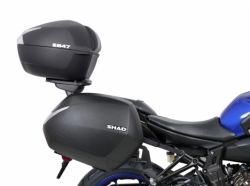 AKCE - BENELLI - Sada plastových kufrů SH36+SH47 (černá/bílá) pro BENELLI TRK 702/702X