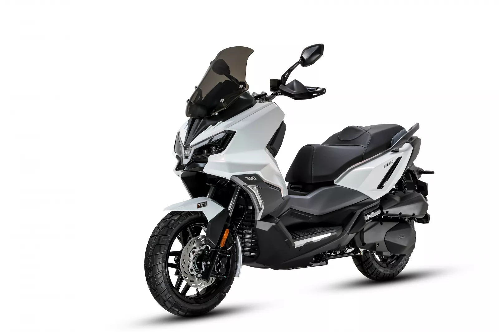 SYM ADX 300 – bílá - Crossover skútr pro město i dobrodružství