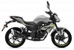 Benelli BN 125 – ŠEDÁ - Lehký naked bike s italským designem, ideální pro začátečníky i městské ježděn