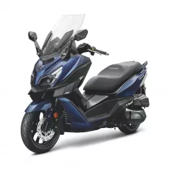 SYM Cruisym Alpha 300 – STŘÍBRNÁ - MODRÁ - sportovně-cestovní skútr s výkonným motorem a LED technologií 