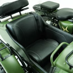 SWM SIDECAR 525 Military Green – Robustní off-road motocykl s postranním vozíkem