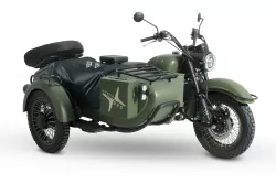 SWM SIDECAR 525 Military Green – Robustní off-road motocykl s postranním vozíkem