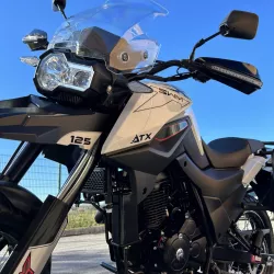 SWM - ATX 125 - ORANŽOVÁ - dobrodružný 125ccm motocykl s DOHC motorem, progresivním odpružením