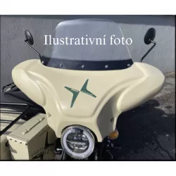 SWM Plexi štít (sada) pro Urban 525 – Military Green – ochrana proti větru a nečistotám
