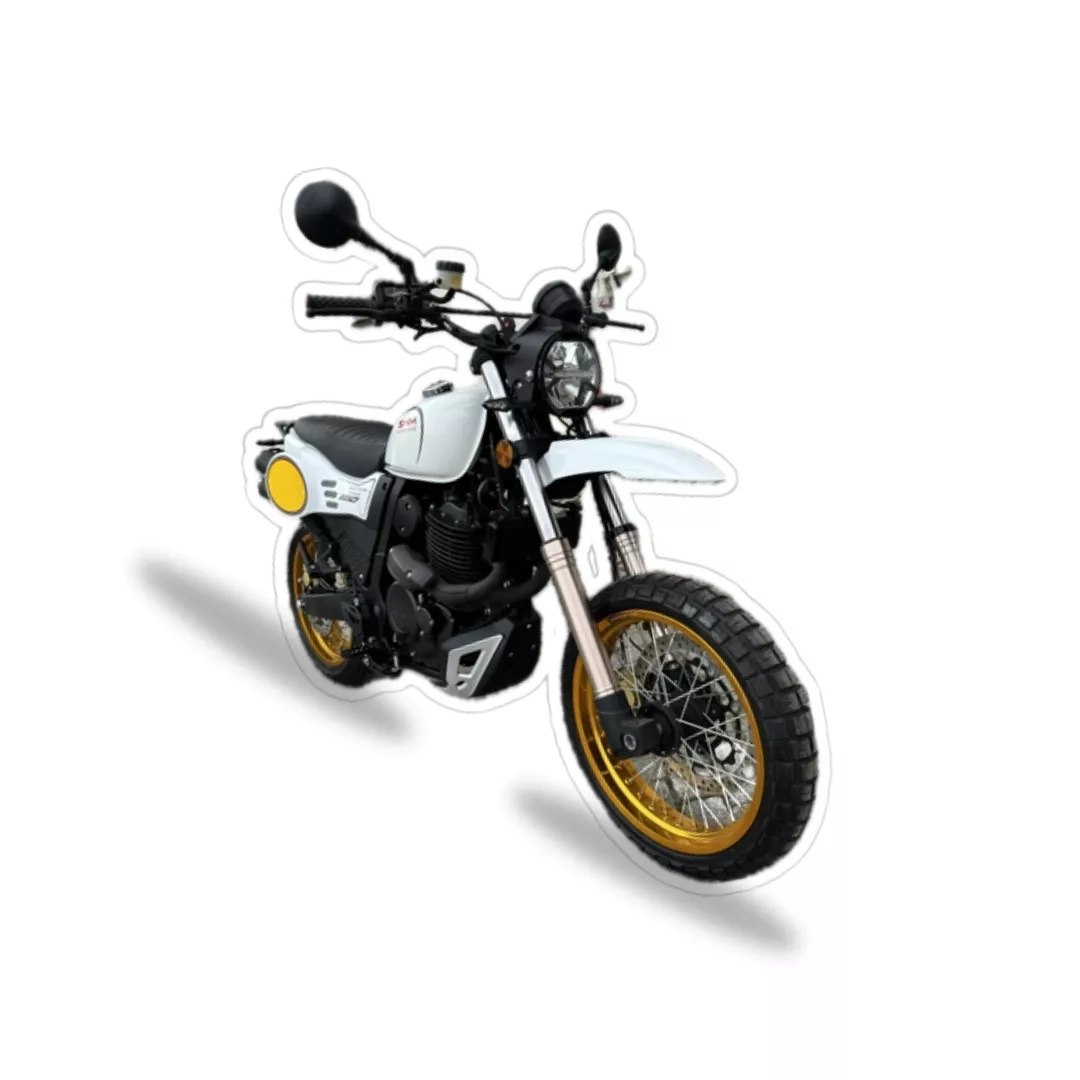 SWM - Silver Vase 650 - BÍLÁ - Moderní a výkonný motocykl pro dobrodruhy