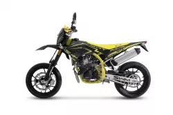 SWM - SM 125 R ŽLUTÁ-ČERNÁ – lehký supermoto motocykl 125ccm pro A1, ideální na silnici i do města