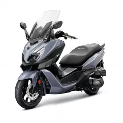 SYM Cruisym Alpha 125 – šedá - stylový a úsporný sportovně-cestovní skútr s LED světly