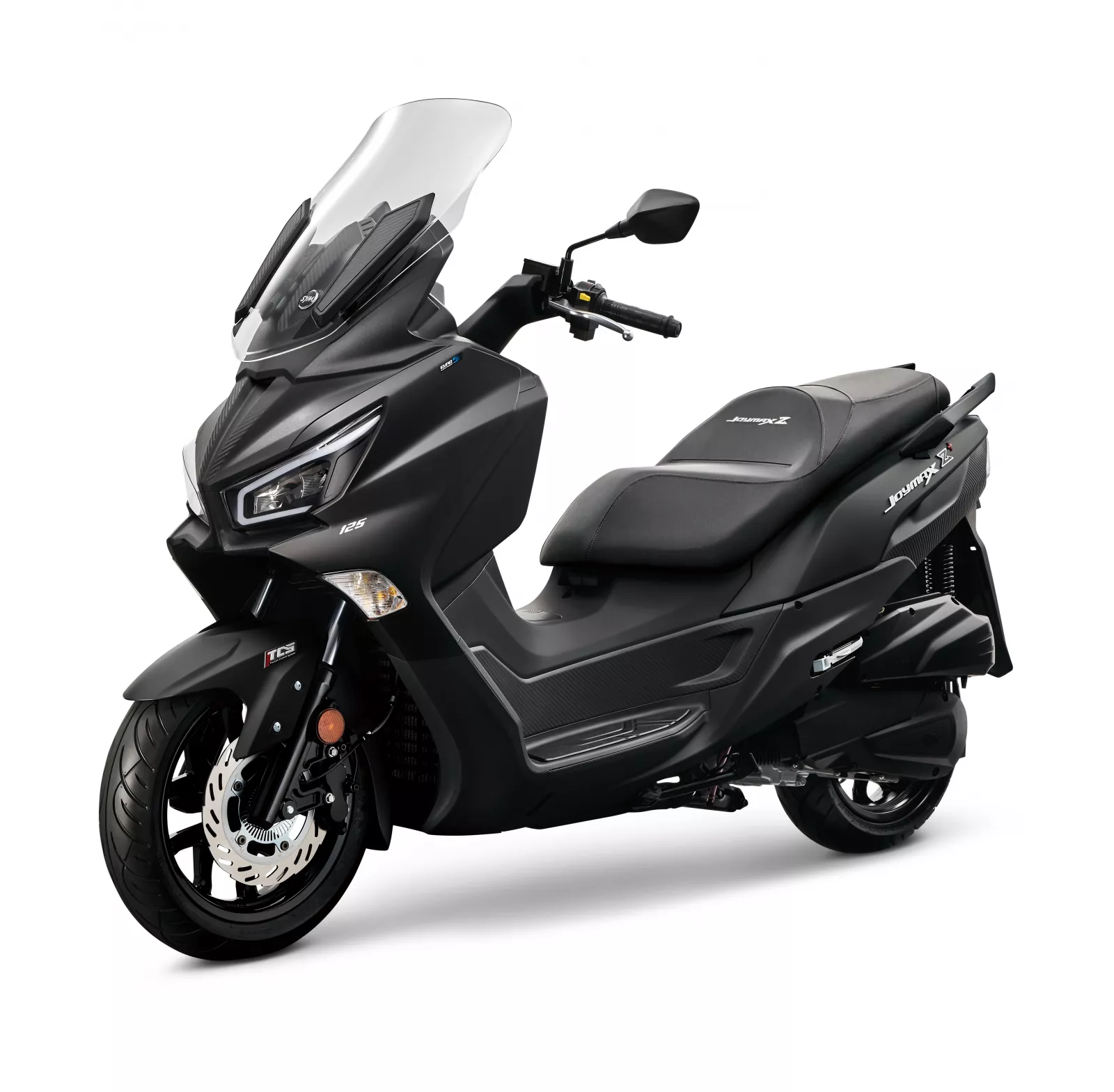 SYM Joymax Z+ 300 – matná černá - Výkonný a komfortní skútr pro město i výlety