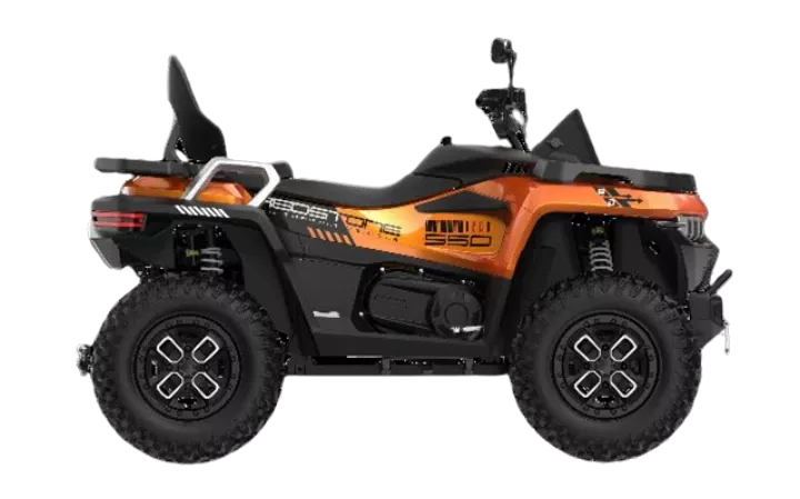 Benda Redstone 550 R2 ET Furious Orange je čtyřkolka střední třídy, která kombinuje výkon, komfort a praktičnost pro každodenní použití i náročnější terén.