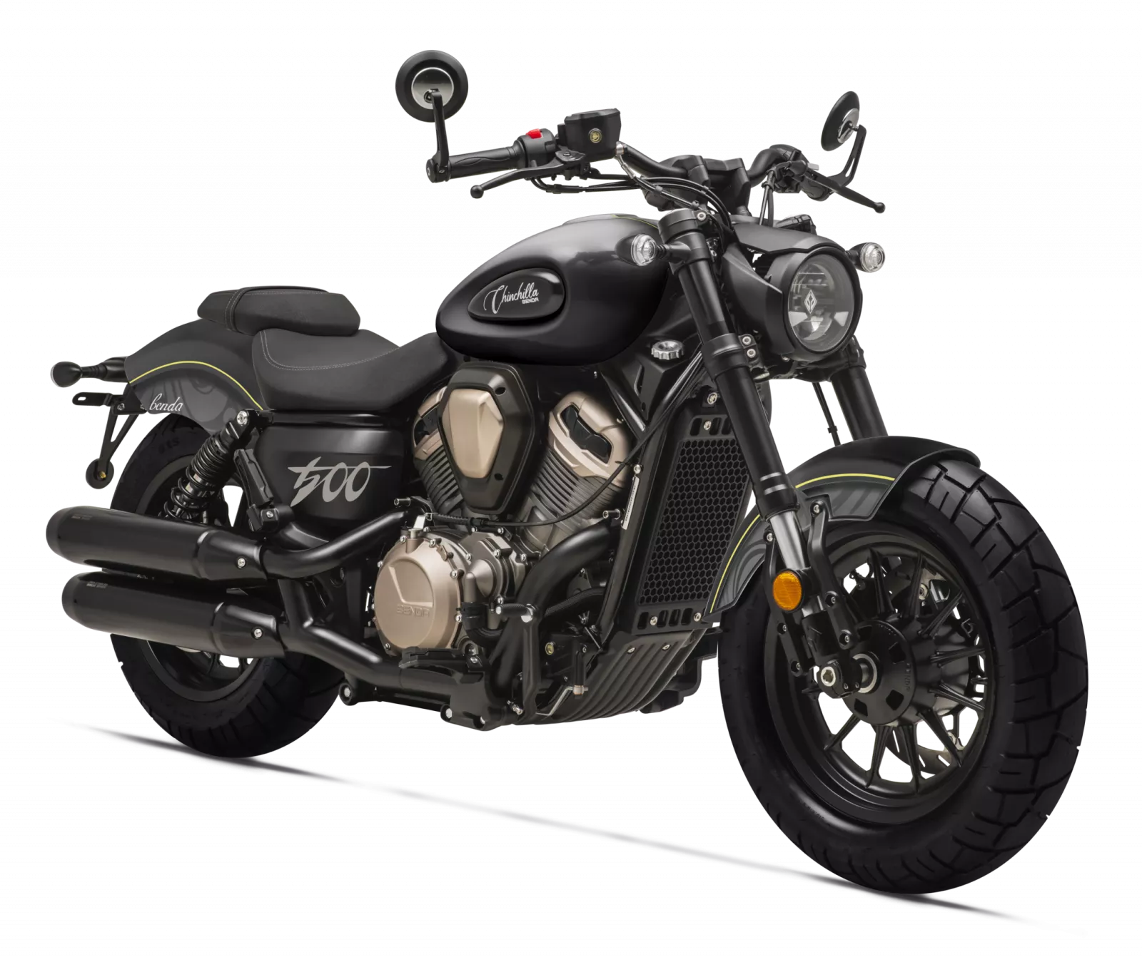 BENDA - CHINCHILLA 500 V2 - ČERNÁ - elegantní cruiser BENDA MOTOR