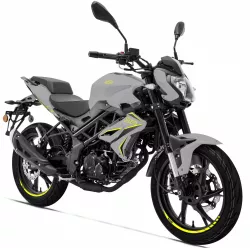 Benelli BN 125 – ŠEDÁ - Lehký naked bike s italským designem, ideální pro začátečníky i městské ježděn