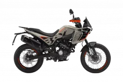 BKX 125 DUNE SEA - lehký dobrodružný motocykl pro mladé jezdce, univerzální a snadno ovladatelný parťák na asfalt i do terénu s jedinečným designem