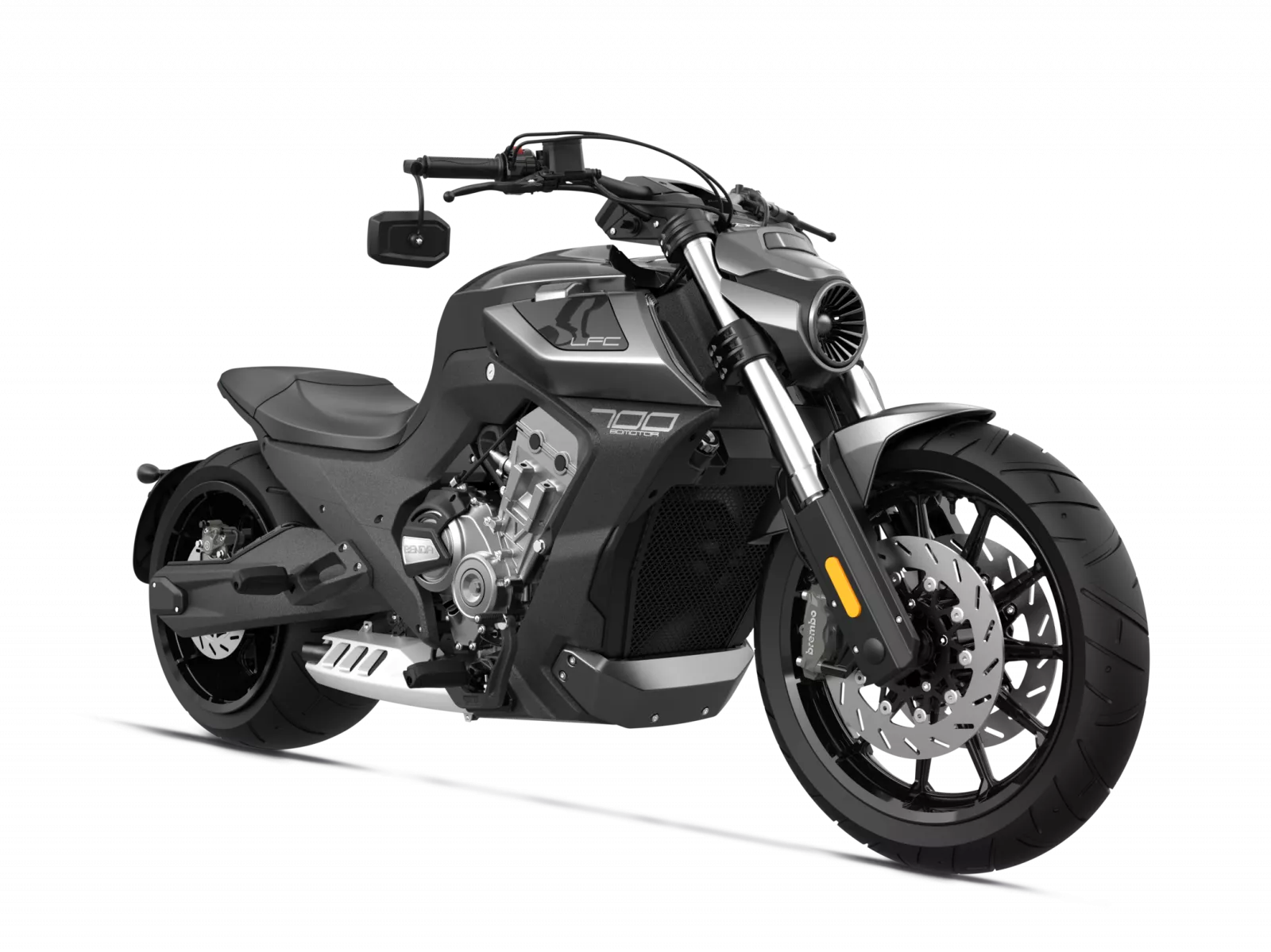 LFC 700 PRO ČERNÁ - prémiový futuristický cruiser BENDA MOTOR