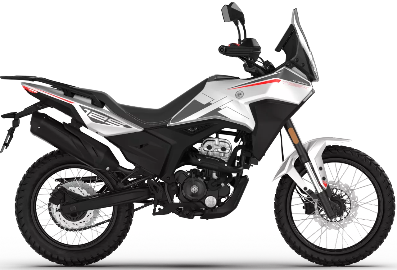 Morbidelli T125X: Dobrodružný 125ccm motocykl s rallyovým duchem a moderními technologiemi