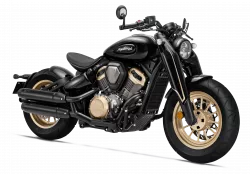 NAPOLEONBOB 500 Černý / Zlaté ráfky – stylový bobber motocykl BENDA