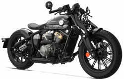 NAPOLEONBOB 250 ČERNÝ - Bobber s chromovanými prvky
