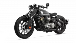 NAPOLEONBOB 250 ČERNÝ - Bobber s chromovanými prvky BENDA