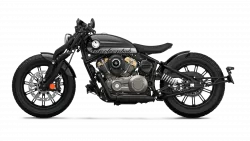 NAPOLEONBOB 250 ČERNÝ - Bobber s chromovanými prvky BENDA
