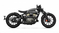 NAPOLEONBOB 250 ČERNÝ - Bobber s chromovanými prvky BENDA