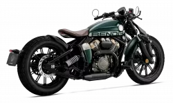 NAPOLEONBOB 250 ZELENÝ - Bobber s chromovanými prvky BENDA MOTOR