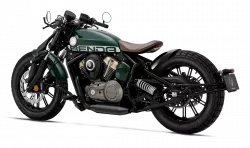 NAPOLEONBOB 250 ZELENÝ - Bobber s chromovanými prvky BENDA MOTOR