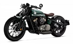 NAPOLEONBOB 250 ZELENÝ - Bobber s chromovanými prvky BENDA MOTOR