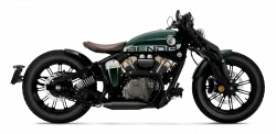 NAPOLEONBOB 250 ZELENÝ - Bobber s chromovanými prvky BENDA MOTOR