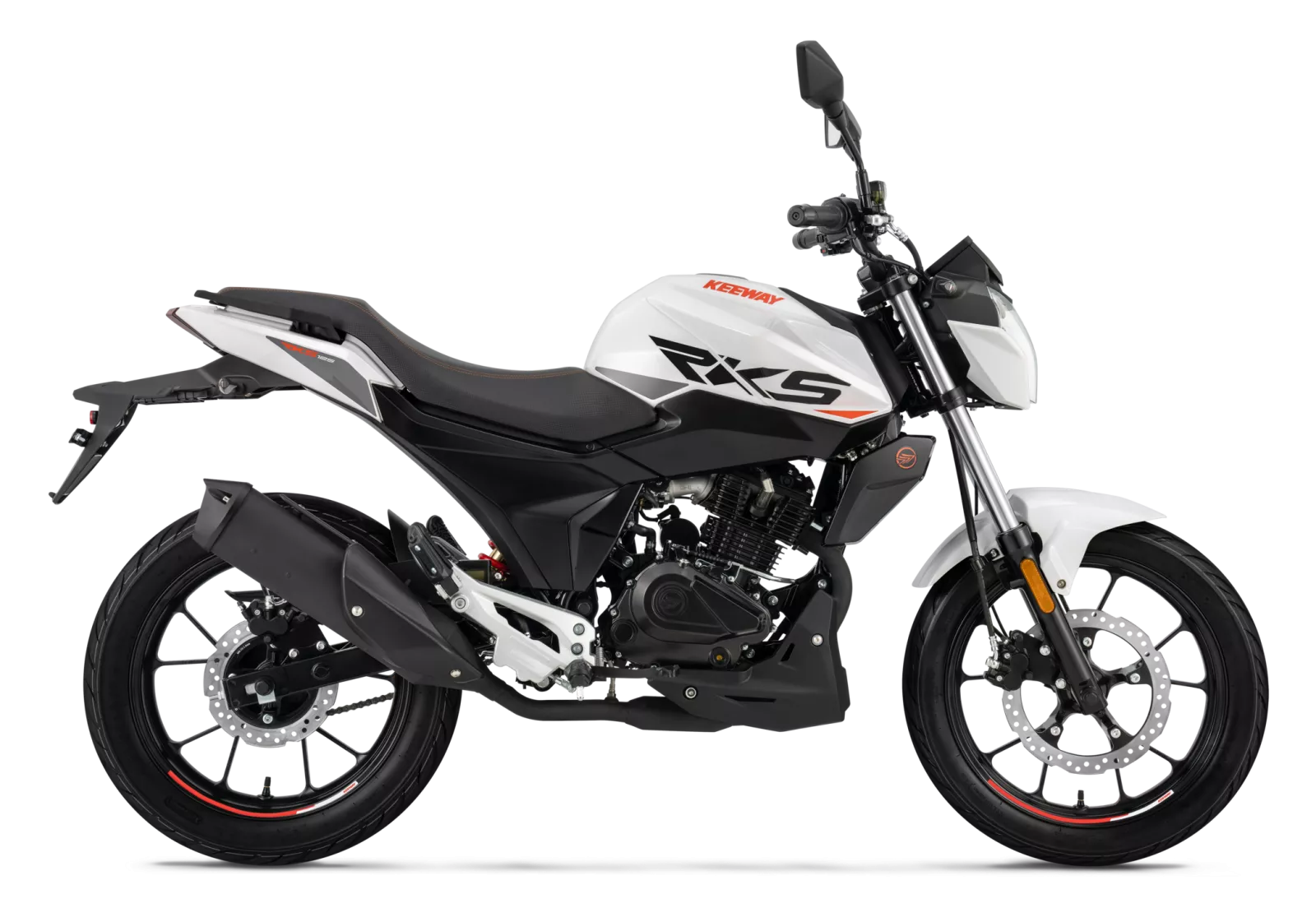 Keeway RKS 125 – městský naked motocykl 125 ccm, nízká spotřeba, spolehlivý jednoválec, ideální na dojíždění i pro začátečníky, moderní design a skvělý poměr cena/výkon