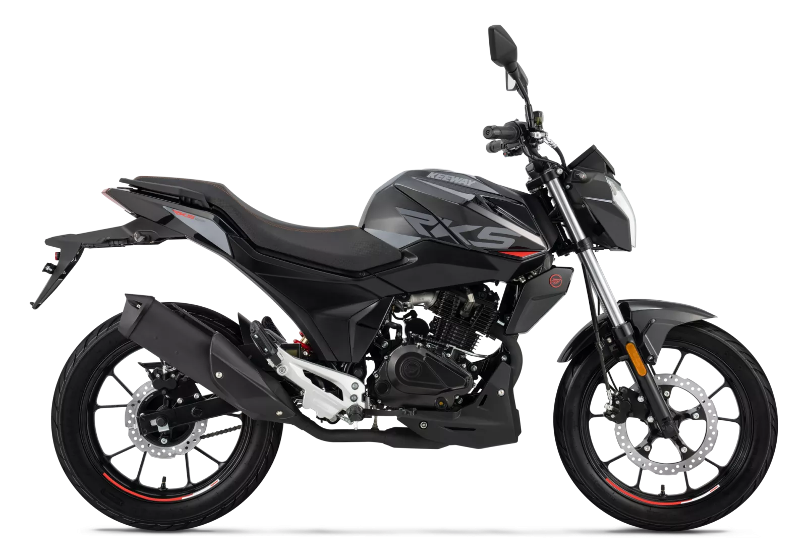 Keeway RKS 125 – městský naked motocykl 125 ccm, nízká spotřeba, spolehlivý jednoválec, ideální na dojíždění i pro začátečníky, moderní design a skvělý poměr cena/výkon