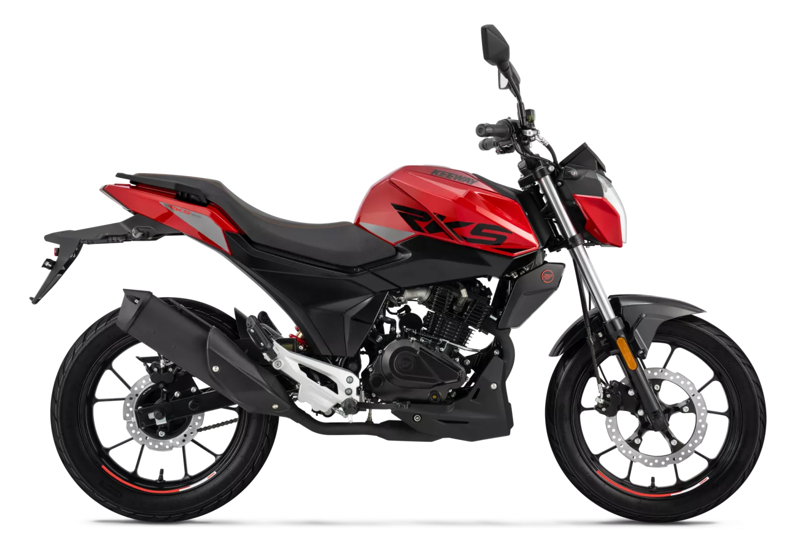 Keeway RKS 125 – městský naked motocykl 125 ccm, nízká spotřeba, spolehlivý jednoválec, ideální na dojíždění i pro začátečníky, moderní design a skvělý poměr cena/výkon