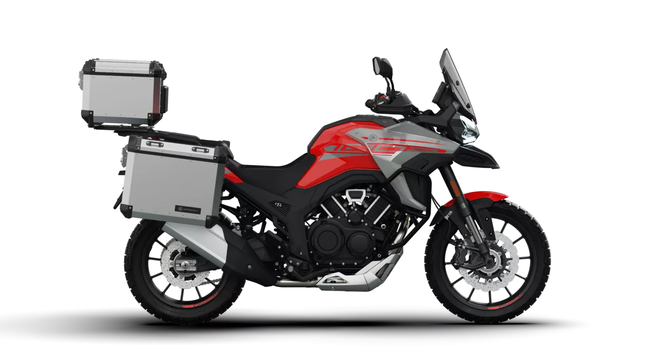 Morbidelli T-1002V - ČERVENÁ -výkonný a stylový motocykl