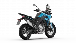 T 502X MODRÁ – nový adventure motocykl 486 ccm MORBIDELLI