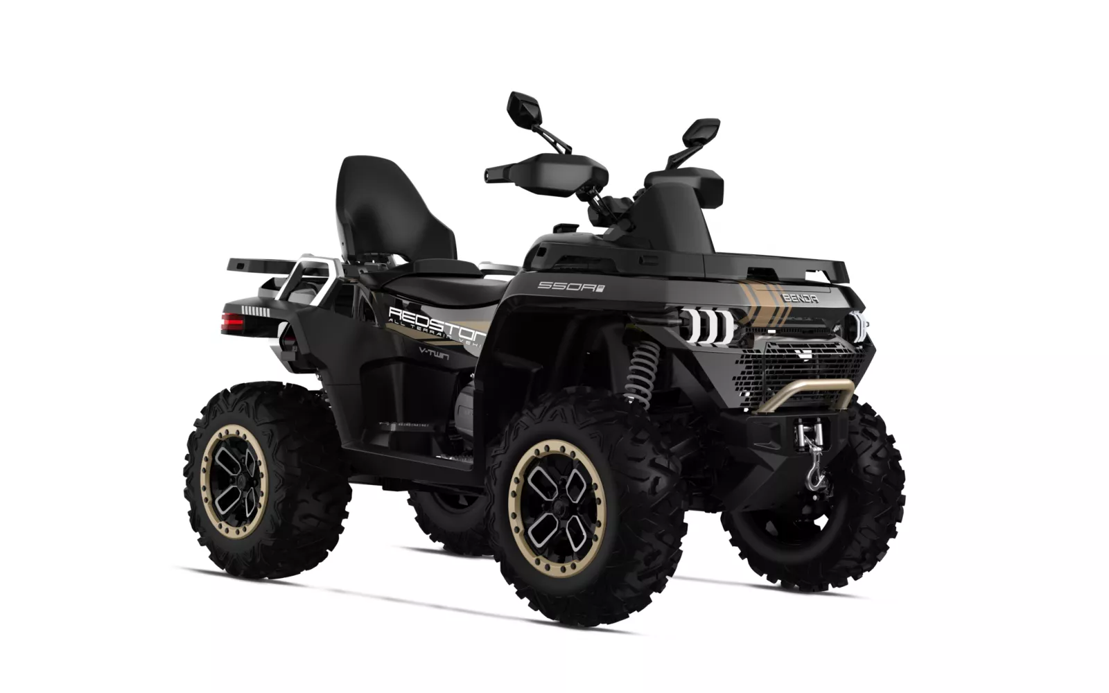 ATV BENDA REDSTONE 550 R2 POLAR NIGHT BLACK Premium L7e – homologovaná čtyřkolka pro silnici i terén