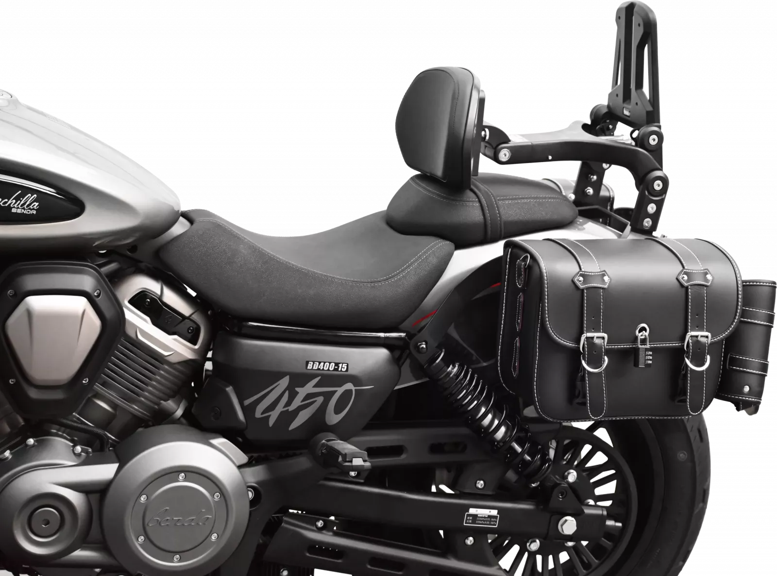 Chinchilla 500 - folding rear backrest