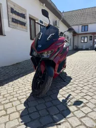 JET X 125 L/C ABS ČERVENÁ - PŘEDVÁDĚCÍ SKÚTR SYM