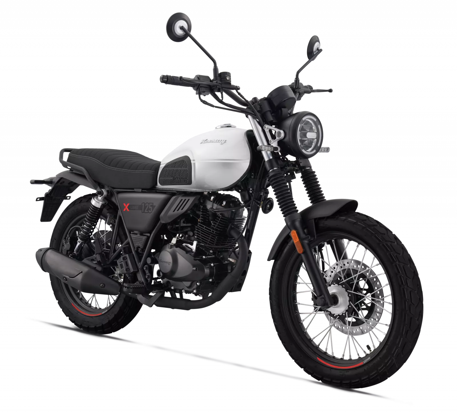 KEEWAY X-LIGHT 125 BÍLÁ | lehký městský motocykl 125 ccm s CBS