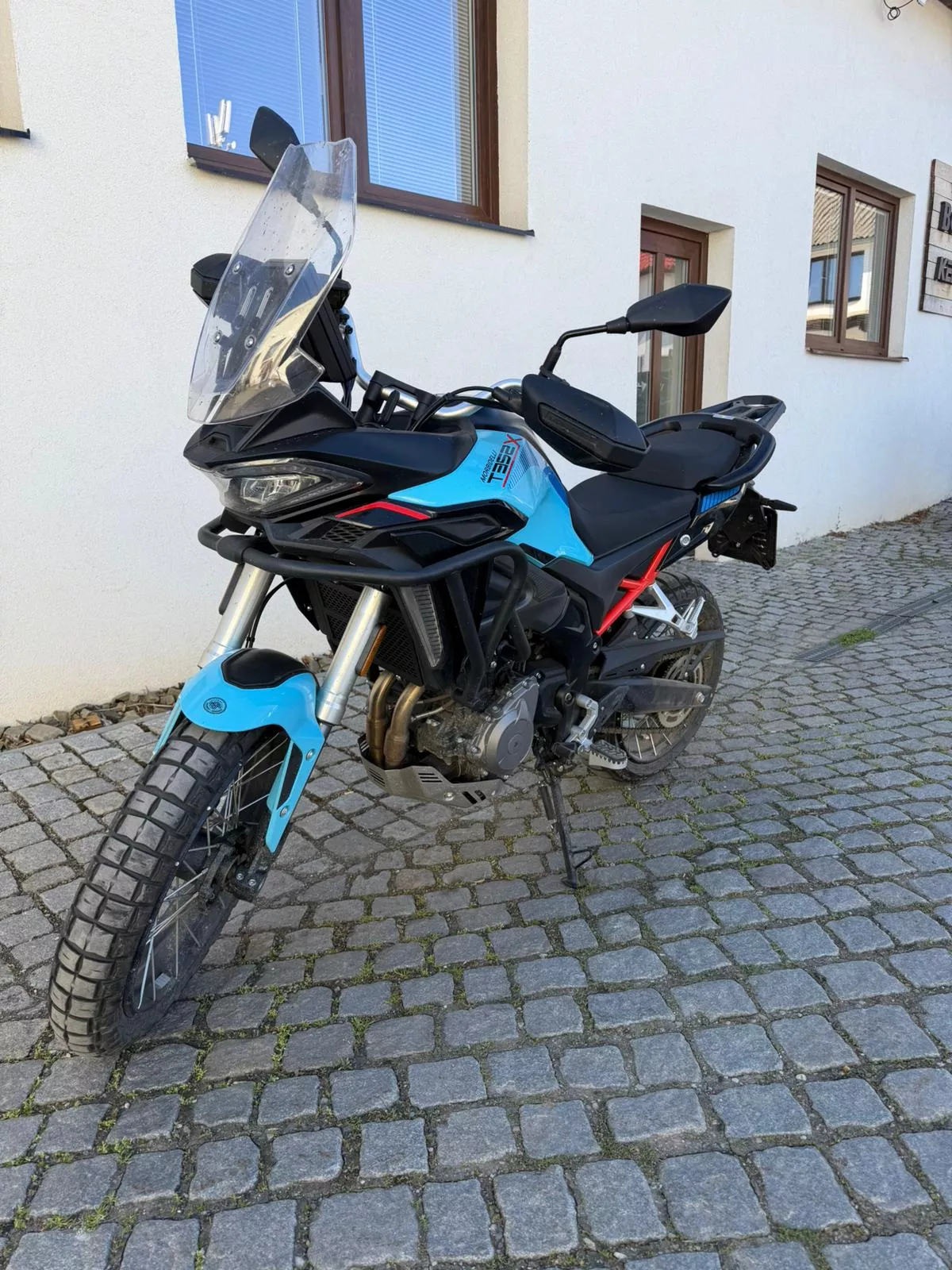 MORBIDELLI T 352X MODRÁ - PŘEDVÁDĚCÍ MOTOCYKL