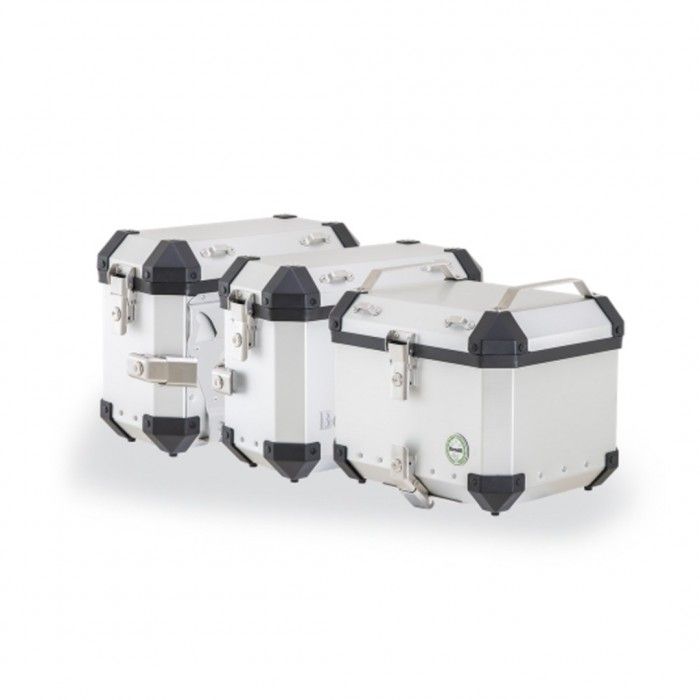 BENELLI - TRK 251 - Horní kufr 40L + boční kurfy 28L hliníkové + boční nosiče