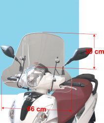 WINDSHIELD SMALL SYMPHONY ST 125 EURO 5 2021