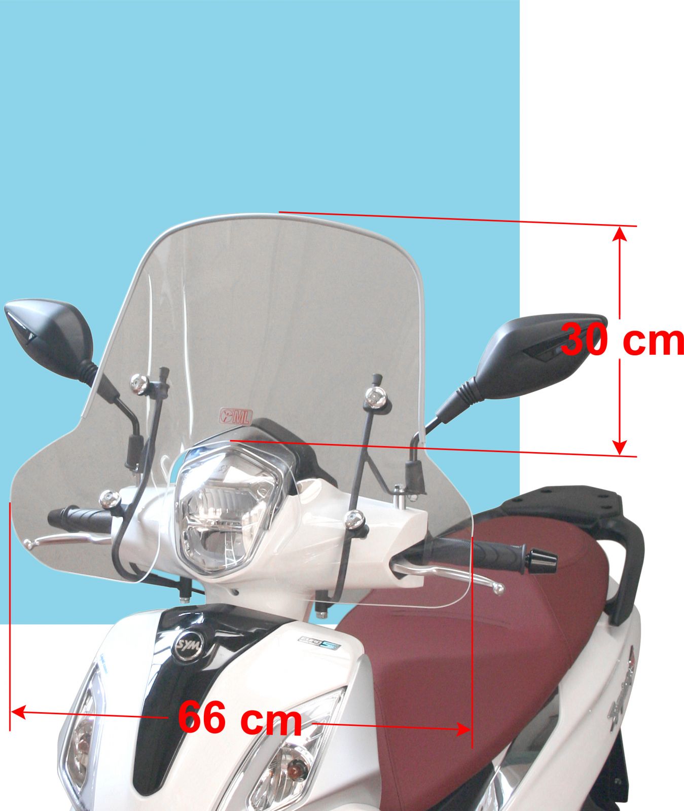 WINDSHIELD SMALL SYMPHONY ST 125 EURO 5 2021