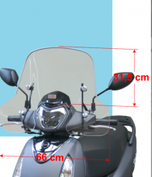 WINDSHIELD SYM LOW SYMPHONY 200 E5