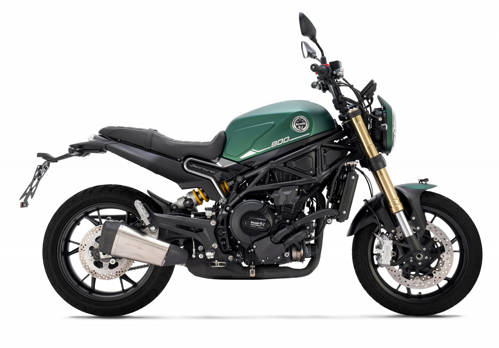BENELLI - LEONCINO 800 - ZELENÁ - Testovací Motocykl