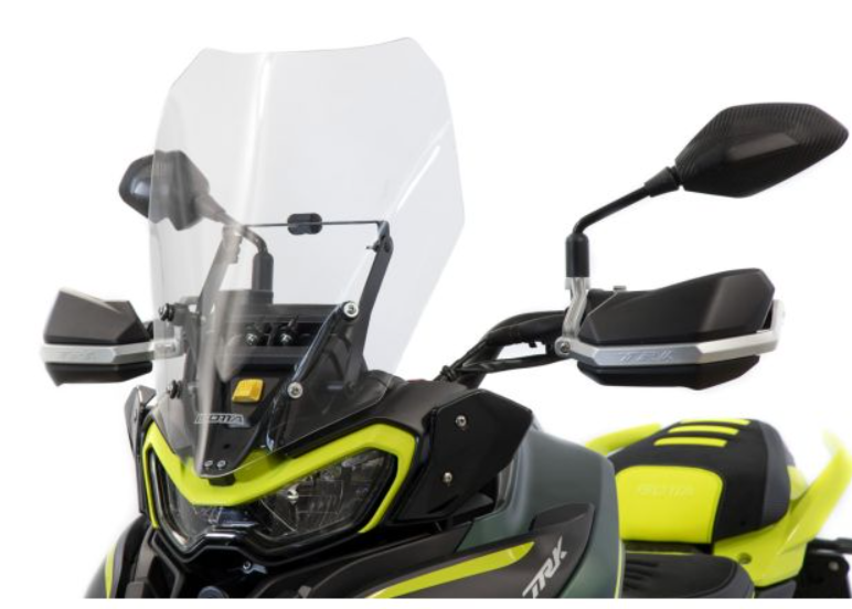 Středně vysoký plexi štít pro BENELLI TRK 702/X - Zakouřené