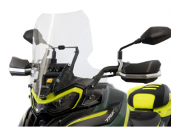 BENELLI - Vysoký plexi štít s ofuky čiré pro TRK 702/X
