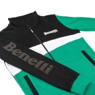BENELLI - SWEATSHIRT WITH TRICOLOR ZIP M