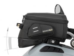 BENELLI - Tankvak SHAD TR15CL pro CLICK SYSTEM se zámkem a klíčkem pro TRK 702X